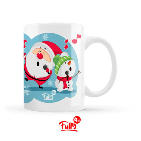 Santa Clause Singing Mug