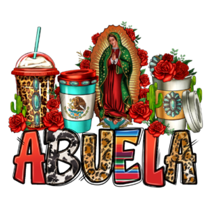 Lady of guadalupe abuela coffee cups