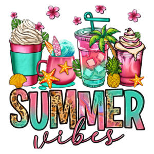 Summer Vibes Coffee Cups